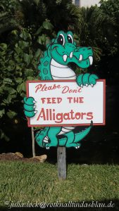 don't feed the alligators